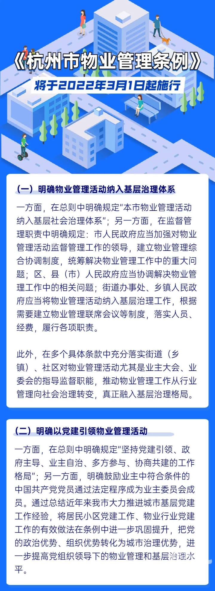 一图看懂新修订的杭州市物业管理条例有哪些亮点解读来了